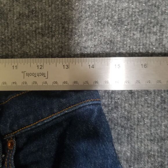 ABERCROMBIE FITCH jeans curve love 90s straight ultra high rise dark wash 29 8R - Picture 5 of 10